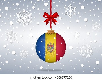 Christmas background Moldova