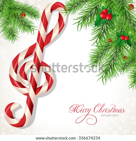 Christmas Background Music Stock Vector (Royalty Free) 336674234 - Shutterstock