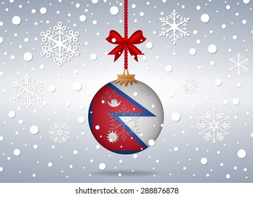 Christmas background Nepal