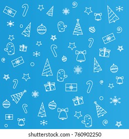 Christmas background new year