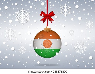 Christmas background Niger