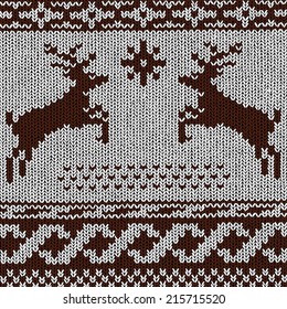 Christmas background - Norwegian knitting patterns