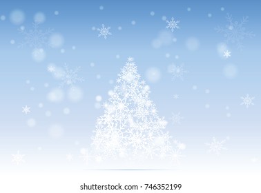 christmas background on vector for holiday