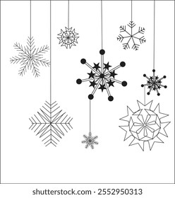 Christmas background with ornament elements design.