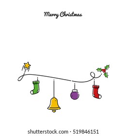 Christmas background, ornaments, element, Vector file