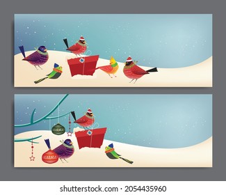 Christmas background pack for banner template
