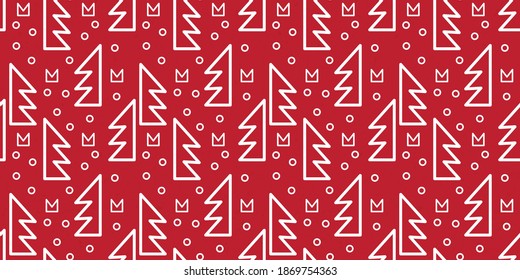 Christmas background pattern for fabric, paper etc.