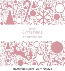 Christmas background. Christmas christmas pattern. Christmas tree.  decoration. winter holiday. Greeting card, banner, poster