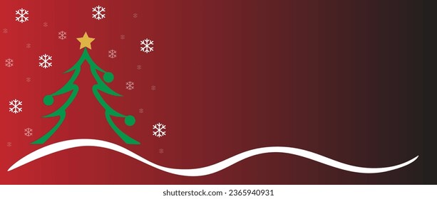 Weihnachtshintergrund. Weihnachtskiefernbaum. Winterferien-Komposition. Grußkarte, Banner, Poster