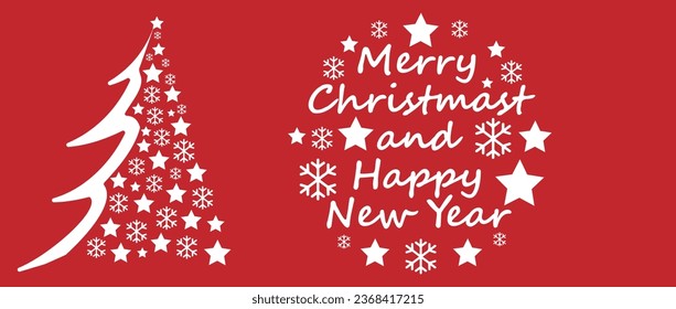 Christmas background. Christmas pine fir tree. Winter holiday composition. Greeting card, banner, poster