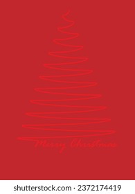 Christmas background. Christmas pine fir tree. Winter holiday composition. Greeting card, banner, poster