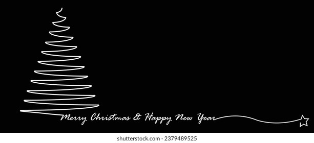 Christmas background. Christmas pine fir tree. Winter holiday composition. Greeting card, banner, poster