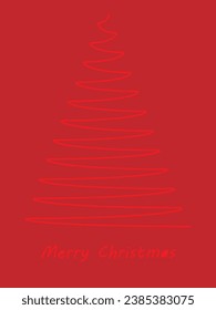Christmas background. Christmas pine fir tree. Winter holiday composition. Greeting card, banner, poster