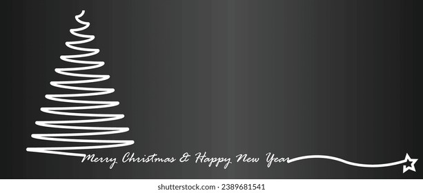 Christmas background. Christmas pine fir tree. Winter holiday composition. Greeting card, banner, poster
