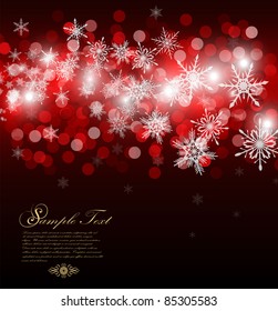 christmas background with place for new year text invitation