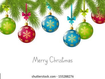 Christmas background with place for text