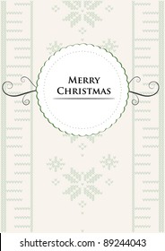 Christmas background with place for text. Vector illustration.