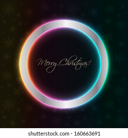 Christmas background with plasma design