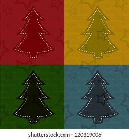 Christmas Background Post Card Collection