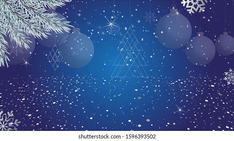 Christmas background for postcards, website, etc.
