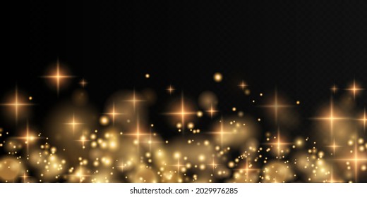 Bokeh-Lichter wirken auf dem Hintergrund. Weihnachtshintergrund glänzender Staub Weihnachten glühende Bokeh-Konfetti und Funke Overlay Textur für Ihr Design.	
