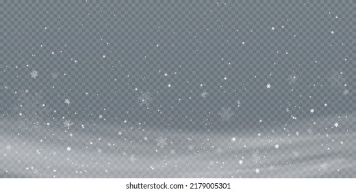 Christmas background. Powder PNG. Magic shining white dust. Fine, shiny dust particles fall off slightly. Fantastic shimmer effect.	
