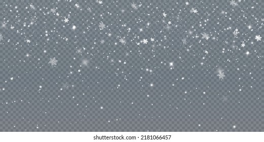 Christmas background. Powder PNG. Magic shining white dust. Fine, shiny dust particles fall off slightly. Fantastic shimmer effect.	