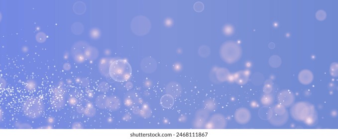 Christmas background. Powder PNG. Magic shining gold dust. Fine, shiny dust bokeh particles fall off slightly. Fantastic shimmer effect.	
