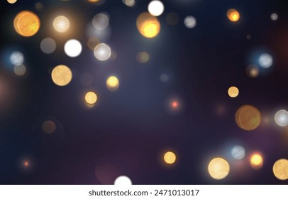 Navidades de fondo. Polvo PNG. Polvo mágico y brillante. Las partículas finas y brillantes de polvo bokeh se desprenden ligeramente. Fantástico efecto de brillo.	