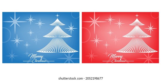 Christmas background red and blue, Holiday Christmas, Greeting card,