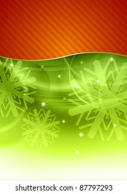 christmas background in the red and green
