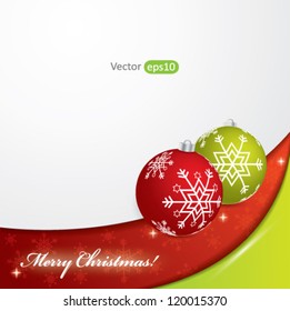 Christmas background - red and green colors
