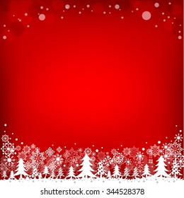 christmas background red with snowflake,winter holiday background
