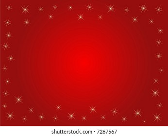 Christmas background. Red background with stars