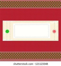 Christmas background in retro style