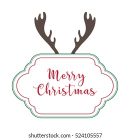 Christmas background retro style.