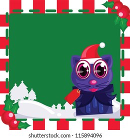 christmas background with santa