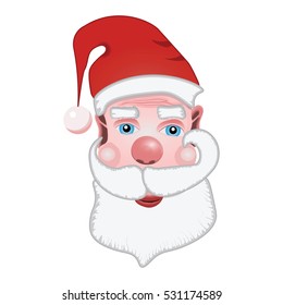 Christmas background with Santa Claus 