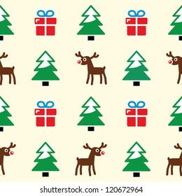 Christmas background - seamless pattern