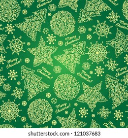 Christmas background. Seamless pattern.