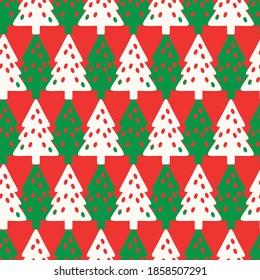 Christmas background seamless pattern decoration.