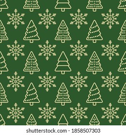 Christmas background seamless pattern decoration.