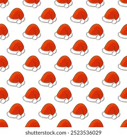 Navidades de fondo. Patrón sin fisuras en estilo de dibujo a mano