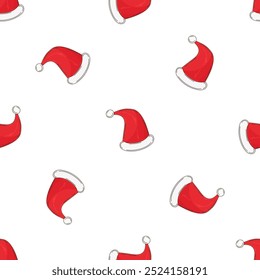 Navidades de fondo. Patrón sin fisuras en estilo de dibujo a mano