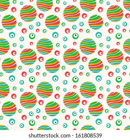 Christmas background, seamless tiling. Design for wrapping paper pattern