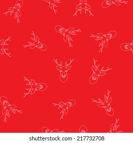 Christmas background, seamless tiling, great choice for wrapping paper pattern