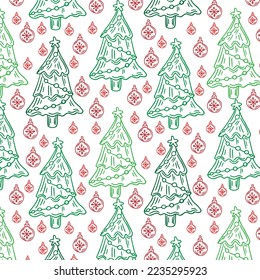 Christmas background, seamless tiling, great choice for wrapping paper pattern
