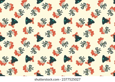 Christmas background, seamless tiling, great choice for wrapping paper pattern