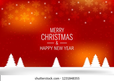 Christmas background with shiny light effects, blurry lights, an
