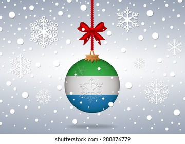 Christmas background sierra Leone